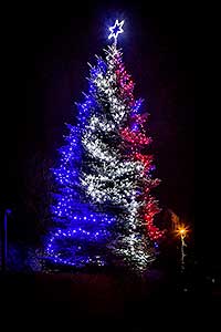 Zpívání u vánočního stromu 19.12.2014, Foto: Lubor Mrázek