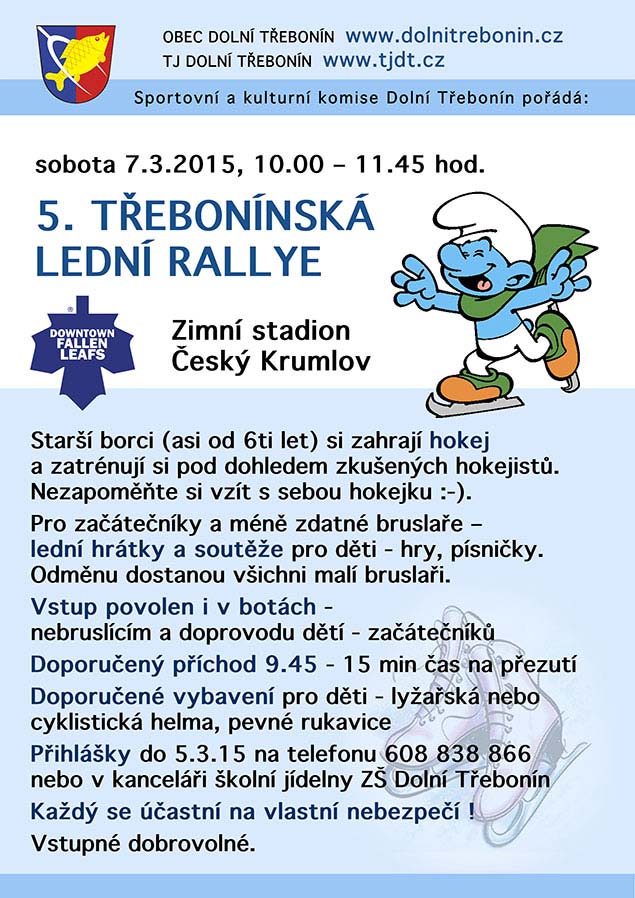 5. Třebonínská lední rallye 7.3.2015