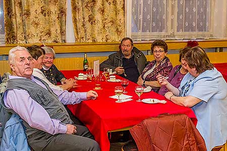 Setkání důchodců obce Dolní Třebonín 5.3.2015, foto: Lubor Mrázek