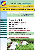 Podzimní Třebonín Petangue Open 2015