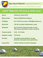 Jarní Třebonín Petangue Open