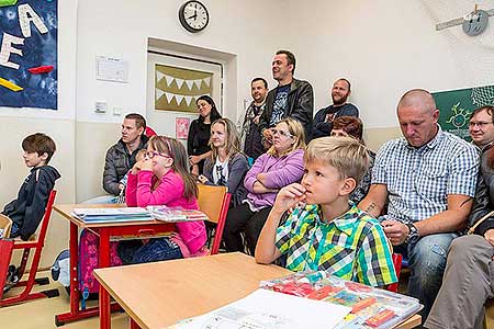 Zahájení školního roku 2017/2018 v ZŠ Dolní Třebonín, 4.9.2017, foto: Lubor Mrázek