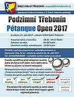 Podzimní Třebonín Petangue Open 2017