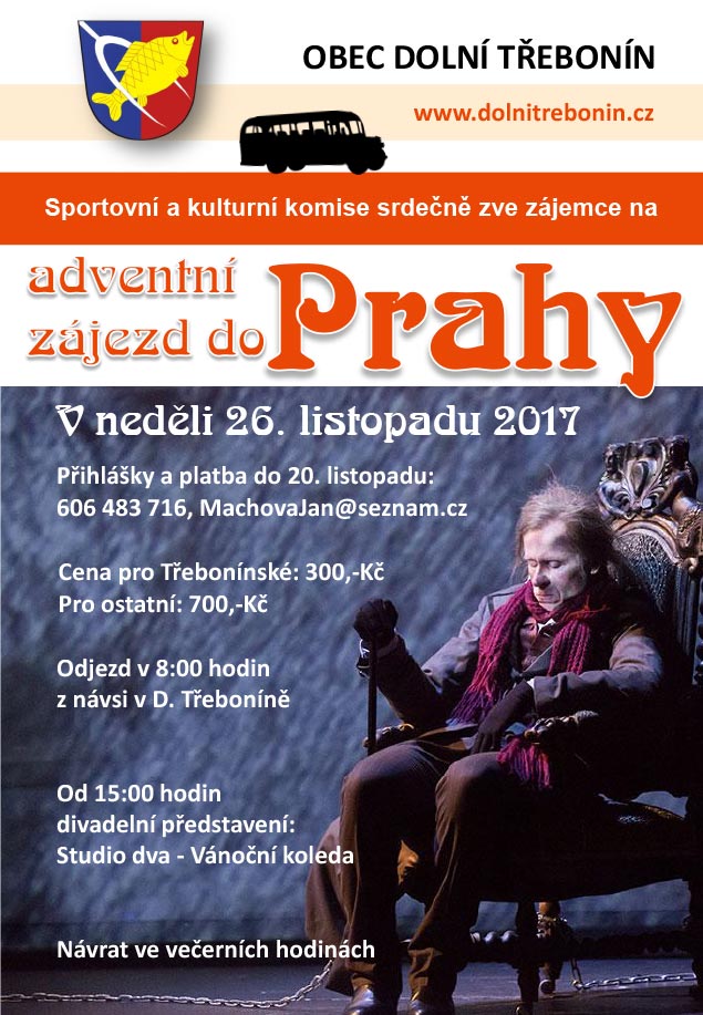 Adventní zájezd do Prahy 26.11.2017