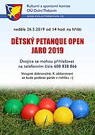 Jarní Dětský Třebonín Petangue Open 2019