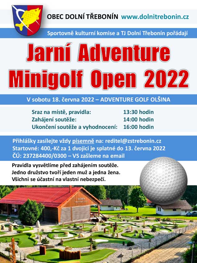 Jarní adventure minigolf 18. 6. 2022