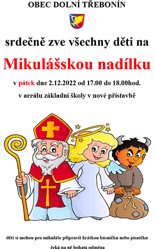 Čertovský rej s mikulášskou nadílkou 2. 12. 2022
