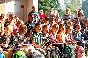 Zahájení školního roku v ZŠ Dolní Třebonín 2. 9. 2024, foto: Lubor Mrázek