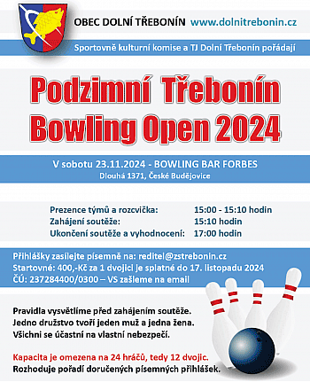 Třebonín Bowling Open 2024