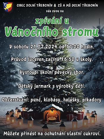 Zpívání u vánočního stromu 2024