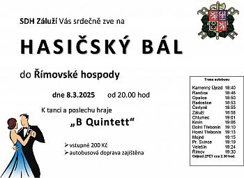 Hasičský ples Záluží 2025