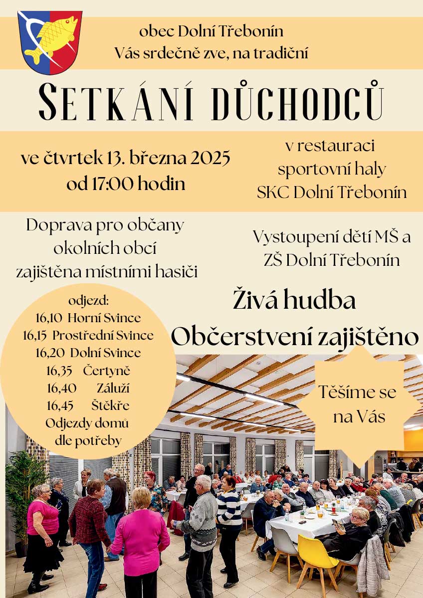 Setkání důchodců 13. 3 2025