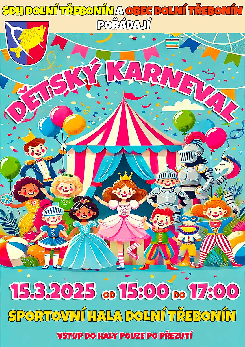 Dětský karneval 15. 5. 2025