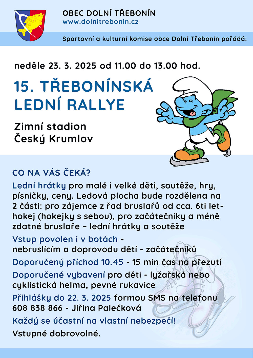 15. Třebonínská lední rallye 23. 3. 2025