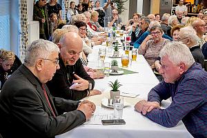 Setkání důchodců, restaurace SKC Dolní Třebonín 13. března 2025, foto: Lubor Mrázek