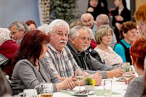 Setkání důchodců, restaurace SKC Dolní Třebonín 13. března 2025, foto: Lubor Mrázek