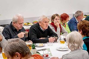 Setkání důchodců, restaurace SKC Dolní Třebonín 13. března 2025, foto: Lubor Mrázek