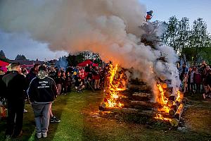 Pálení čarodějnic, Dolní Třebonín 30. 4. 2026, foto: Lubor Mrázek