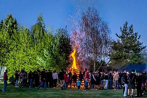 Pálení čarodějnic, Dolní&nbsp;Třebonín 30. 4. 2026, foto: Lubor Mrázek
