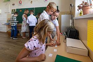 Zahájení školního roku v ZŠ Dolní Třebonín 1. 9. 2026, foto: Lubor Mrázek