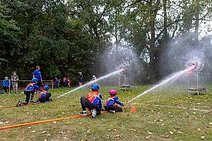 Závody v požárním útoku mladých hasičů, Dolní Třebonín 12. 9. 2026, foto: Lubor Mrázek