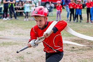 Závody v&nbsp;požárním útoku mladých hasičů, Dolní&nbsp;Třebonín 12. 9. 2026, foto: Lubor Mrázek