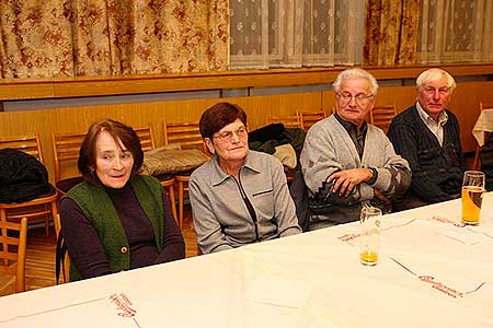 Setkání důchodců obce Dolní Třebonín 16.2.2012, foto: Lubor Mrázek