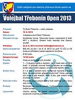 Volejbal Třebonín Open 2013